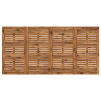 Gartentisch Natur und Kaffee 147 x 88,5 x 75 cm