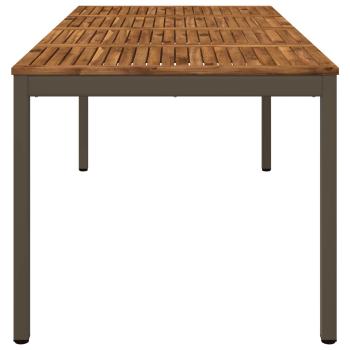 Gartentisch Natur und Kaffee 180 x 88,5 x 75 cm