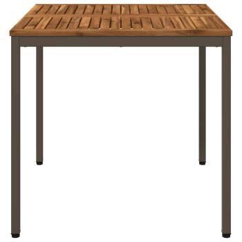Gartentisch Natur und Kaffee 80 x 80,5 x 75 cm
