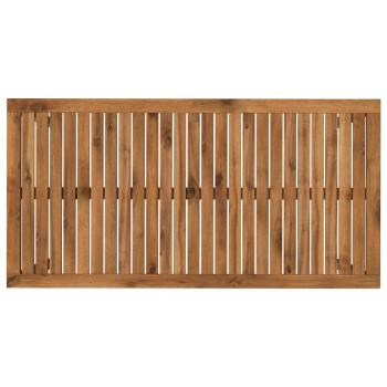 Gartentisch Natürlich und Weiß 108,5 x 55 x 75 cm