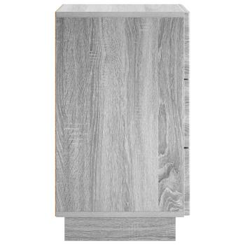 Nachttisch 2 stk. Sonoma-Grau 33,5 x 34,5 x 60 cm Holzwerkstoff