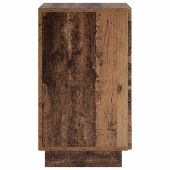 Nachttisch 2 stk. Altholz 33,5 x 34,5 x 60 cm Holzwerkstoff