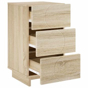 Nachttisch 2 stk. Sonoma-Eiche 33,5 x 34,5 x 60 cm