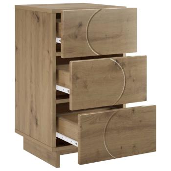 Nachttisch 2 stk. Artisan-Eiche 33,5 x 34,5 x 60 cm