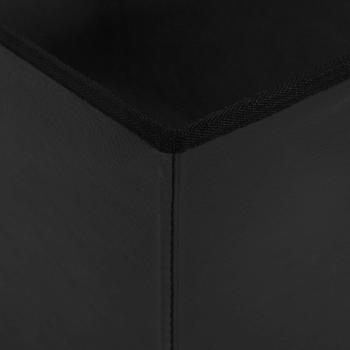 Klappbare Aufbewahrungsbank Schwarz 180 kg 80 L 77 x 38 x 38 cm