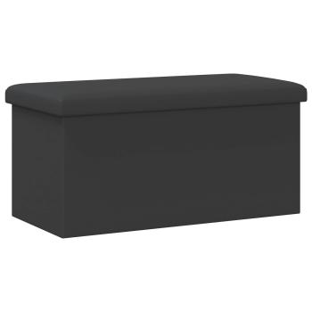 Klappbare Aufbewahrungsbank Grau 180 kg 80 L 77 x 38 x 38 cm