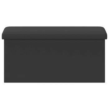 Klappbare Aufbewahrungsbank Grau 180 kg 80 L 77 x 38 x 38 cm