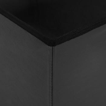 Klappbare Aufbewahrungsbank Grau 180 kg 80 L 77 x 38 x 38 cm