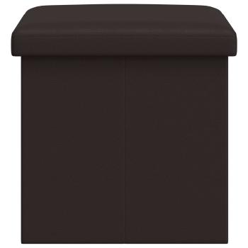 Klappbare Aufbewahrungsbank Braun 180 kg 80 L 77 x 38 x 38 cm