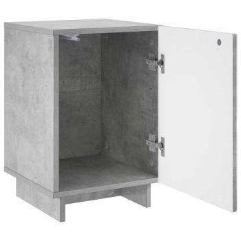 Nachttisch Betongrau 33,5 x 34,5 x 50 cm Holzwerkstoff
