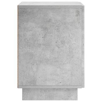 Nachttisch Betongrau 33,5 x 34,5 x 50 cm Holzwerkstoff