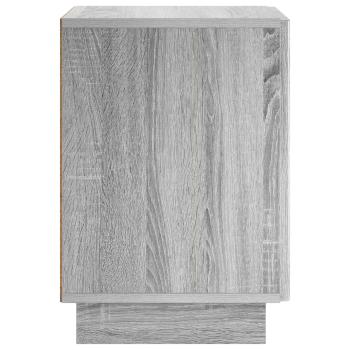 Nachttisch 2 stk. Sonoma-Grau 33,5 x 34,5 x 50 cm Holzwerkstoff