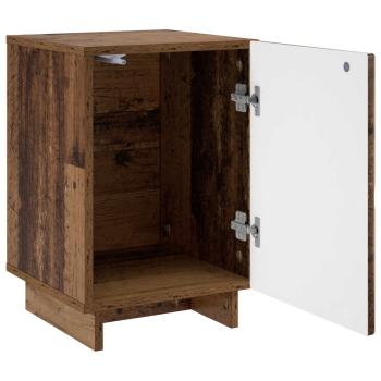 Nachttisch 2 stk. Altholz 33,5 x 34,5 x 50 cm Holzwerkstoff
