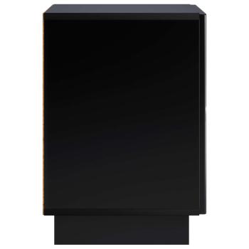 Nachttisch 2 stk. Schwarz 33,5 x 34,5 x 50 cm Holzwerkstoff