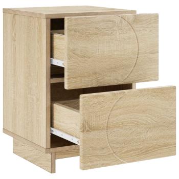 Nachttisch Sonoma-Eiche 33,5 x 34,5 x 50 cm Holzwerkstoff