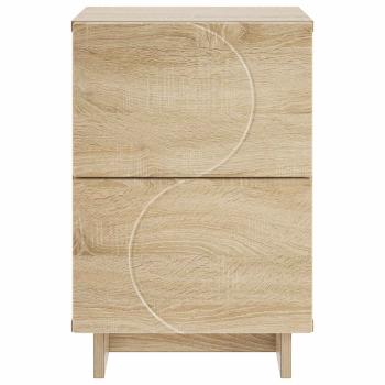 Nachttisch Sonoma-Eiche 33,5 x 34,5 x 50 cm Holzwerkstoff