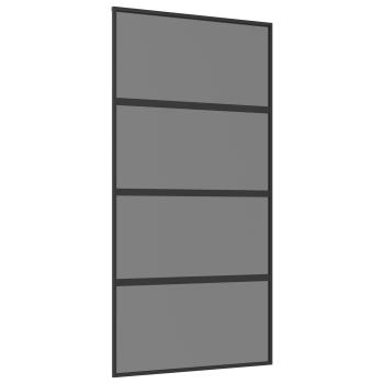 Schiebetür 102.5 x 205 cm Verbautes Glas und Aluminium