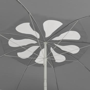 Strandschirm Anthrazit 300 cm