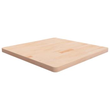 ARDEBO.de - Tischplatte Quadratisch 80x80x4 cm Eichenholz Unbehandelt