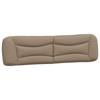 Bettgestell ohne Matratze "Hvar" Cappuccino-Braun 200x200 cm Kunstleder