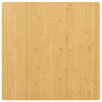 ARDEBO.de - Tischplatte 90x90x2,5 cm Bambus