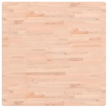 Tischplatte 90x90x2,5 cm Quadratisch Massivholz Buche