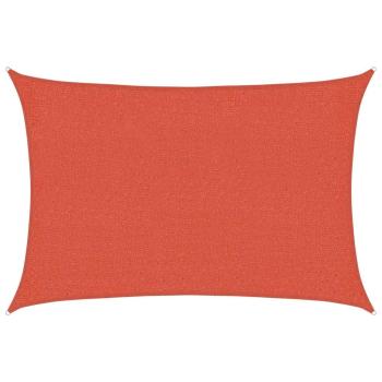 Sonnensegel 160 g/m² Terrakottarot 2x3 m HDPE
