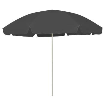 ARDEBO.de - Strandschirm Anthrazit 300 cm