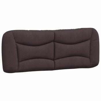 Bettgestell ohne Matratze "Hvar" Dunkelbraun 120x200 cm Stoff