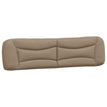 Bettgestell mit LED ohne Matratze "Hvar" Cappuccino-Braun 200x200 cm