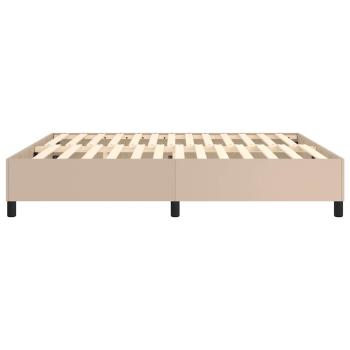 Boxspringbettgestell Cappuccino-Braun 180x200 cm Kunstleder