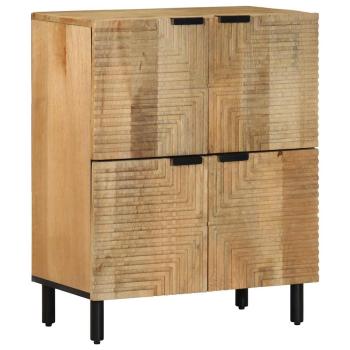 ARDEBO.de - Sideboard Braun 60x33x75 cm Massivholz Mango