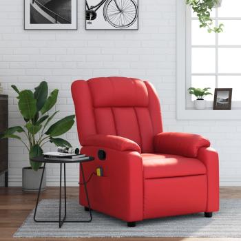 ARDEBO.de - Massagesessel Rot Kunstleder