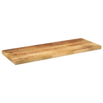 Tischplatte 90x20x3,8 cm Rechteckig Raues Massivholz Mango