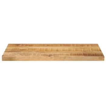 Tischplatte 60x20x3,8 cm Rechteckig Raues Massivholz Mango