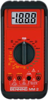 ARDEBO.de Benning MM2 Digitaler Multimeter, bis 300A, Überlastschutz (044028)