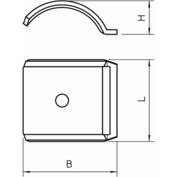 OBO Bettermann Gegenwanne 16-22mm, St, FT (100 KTM)