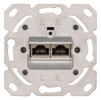 ARDEBO.de - Universal RJ 45 UP-Datendose Cat. 6, 2-fach, Projektverpackung