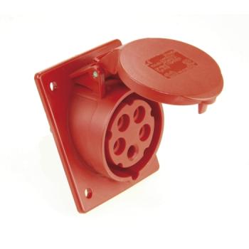 ARDEBO.de - CEE-Anbaudose IP44, 5-polig, 400 V, 6 h, schräg 16 A 80 x 97 mm SiRoX