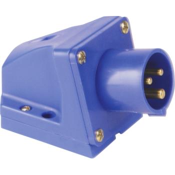 ARDEBO.de - CEE-Wandgerätestecker IP44, 3-polig, 230 V, 6 h 16 A SiRoX