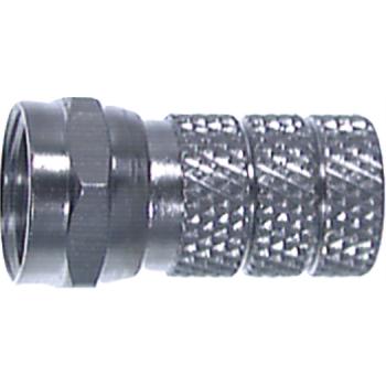 ARDEBO.de - F-Stecker mit Schraubanschluss CFS 1 für Kabel-Ø 6,5 mm