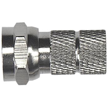 AXING F-Stecker mit Schraubanschluss CFS 1 für Kabel-Ø 6,5 mm (10 KTM)