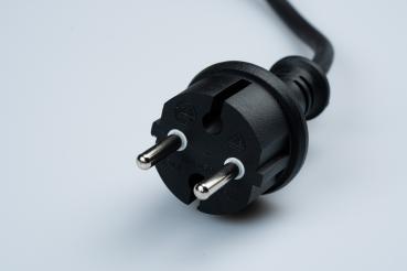MK Illumination Anschlusskabel mit Netzstecker und QuickFix-Kupplung, 230 V, 1,5 m schwarzes Kabel