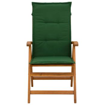 Liegestühle für den Garten 8 stk. Natur Massivholz Akazie