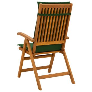 Liegestühle für den Garten 8 stk. Natur Massivholz Akazie