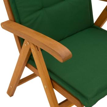 Liegestühle für den Garten 8 stk. Natur Massivholz Akazie