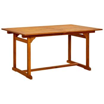 5-teiliges Garten-Esszimmer-Set Natur Massivholz Akazie