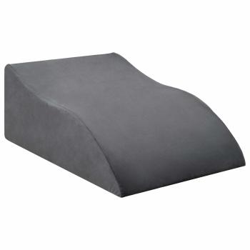 Beinkissen 68 x 41 x 24 cm PU-Schaum Grau