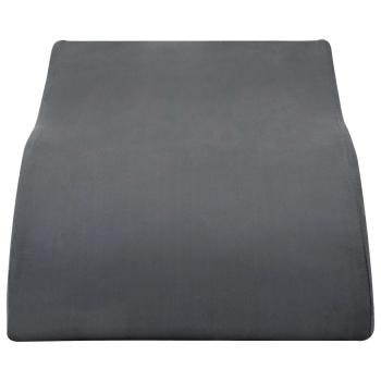 Beinkissen 68 x 41 x 24 cm PU-Schaum Grau