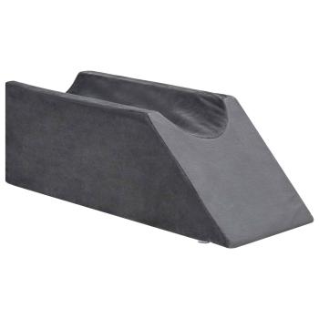 Beinkissen 68 x 25 x 21,5 cm Fest PU-Schaum Grau
